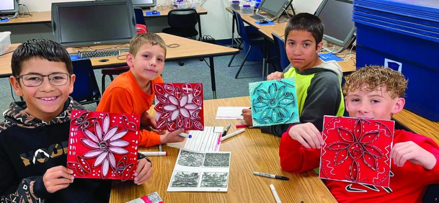 FES students complete art projects