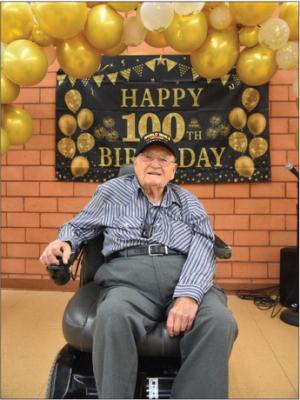 Ralph Heap celebrates his 100th birthday. Kathleen Guill | Press-Leader